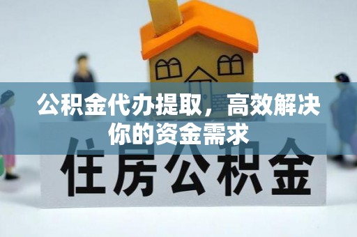 天镇公积金代办提取，高效解决你的资金需求